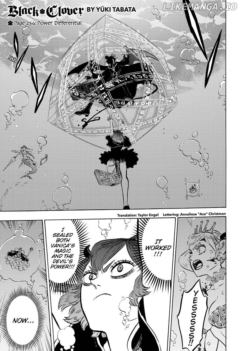 Black Clover chapter 254 image 01